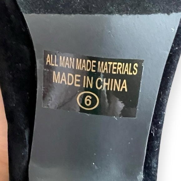 Chase & Chloe shoes boots tie front heels open toe Size 6 - Picture 9 of 11